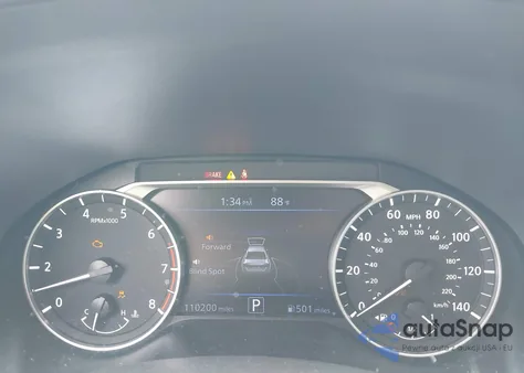 2019 Nissan Altima Sr z USA, uszkodzony, nr VIN 1N4BL4CVXKN310876